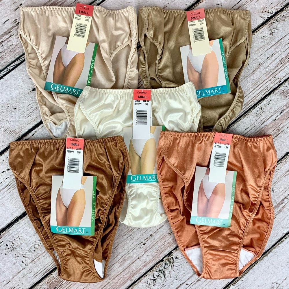 Deadstock Vintage Satin Panties Second Skin Retro Fairy Silky NOS NWT 80s 90s